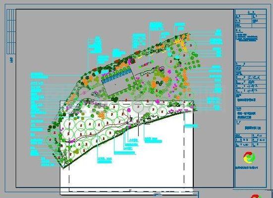 社區(qū)公園綠化施工圖